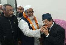 বিএনপি নেতাদের সাথে মনির কাসেমীর সৌজন্যে সাক্ষাৎ