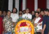 চাষাঢ়া কেন্দ্রীয় শহীদ মিনারে সদর থানা জাসাসের সভাপতি জিকো খানের শ্রদ্ধা নিবেদন