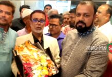 নাসিক প্রশাসক অ্যাডভোকেট সাখাওয়াত হোসেনকে জিয়া সৈনিক দলের ফুলেল শুভেচ্ছা