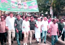 নারায়ণগঞ্জ জেলা বিএনপির বর্ণাঢ্য র্যালী