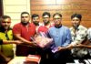 মামুন মাহমুদকে কোকো স্মৃতি ক্রীড়া পরিষদের ফুলেল শুভেচ্ছা